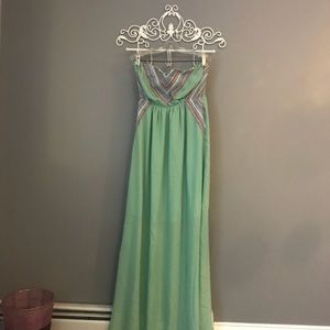 Tortoise maxi dress from boutique